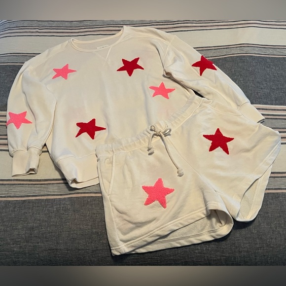 LOU & GREY | Med | FUZZY STARS | Lounge Set - Picture 3 of 16